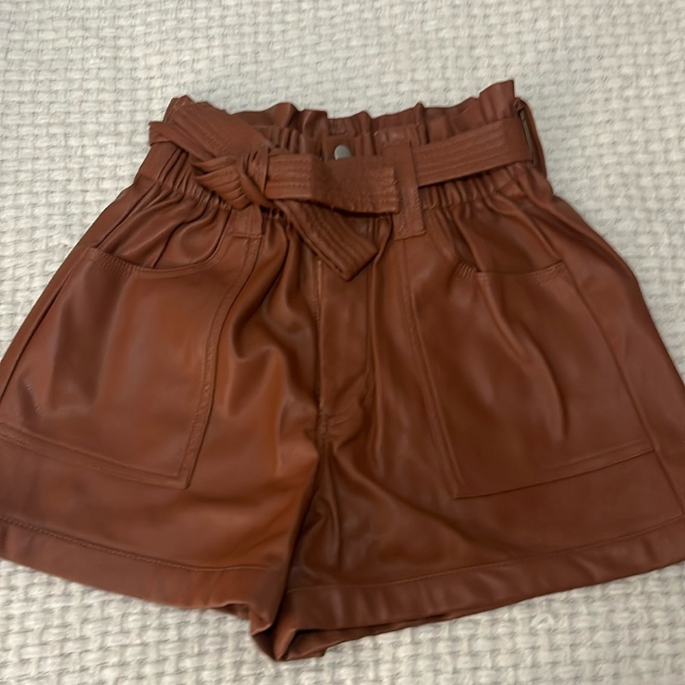 Leather Shorts